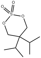 1,3,2-Dioxathiane, 5,5-bis(1-methylethyl)-, 2,2-dioxide Structure