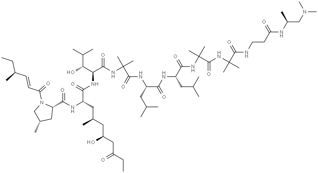 Leucinostatin A 구조식 이미지