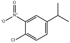 Benzene, 1-chloro-4-(1-methylethyl)-2-nitro- Structure