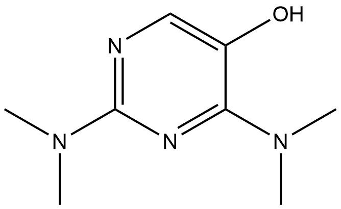 2,4-Bis(dimethylamino)-5-pyrimidinol Structure