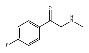 Ethanone, 1-(4-fluorophenyl)-2-(methylamino)- Structure