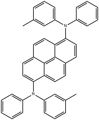 1,6-Pyrenediamine, N1,N6-bis(3-methylphenyl)-N1,N6-diphenyl- Structure