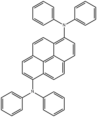 1,6-Pyrenediamine, N1,N1,N6,N6-tetraphenyl- Structure