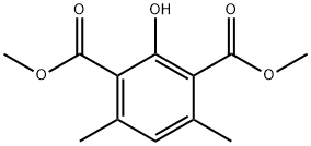 1,3-Benzenedicarboxylic acid, 2-hydroxy-4,6-dimethyl-, 1,3-dimethyl ester 구조식 이미지