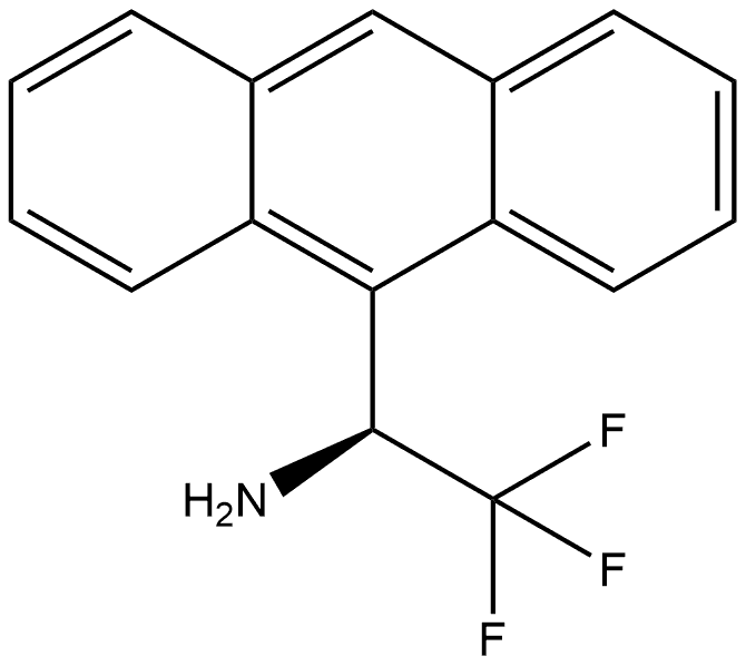 (1S)-1-(9-ANTHRYL)-2,2,2-TRIFLUOROETHYLAMINE Structure