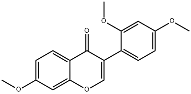 3-(2,4-Dimethoxyphenyl)-7-methoxy-4H-chromen-4-one 구조식 이미지