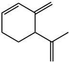 Cyclohexene, 3-methylene-4-(1-methylethenyl)- 구조식 이미지