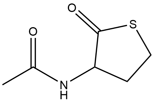 Acetamide, N-(tetrahydro-2-oxo-3-thienyl)-, (+)- 구조식 이미지