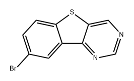 [1]Benzothieno[3,2-d]pyrimidine, 8-bromo- Structure