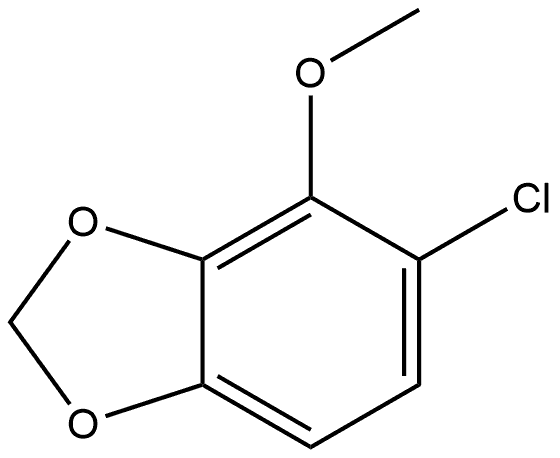 5-Chloro-4-methoxy-1,3-benzodioxole Structure