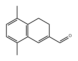 2-Naphthalenecarboxaldehyde, 3,4-dihydro-5,8-dimethyl- 구조식 이미지