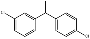 Benzene, 1-chloro-3-[1-(4-chlorophenyl)ethyl]- Structure