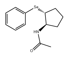 Acetamide, N-[2-(phenylseleno)cyclopentyl]-, trans- (9CI) 구조식 이미지