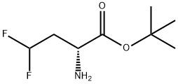 (R)-2-Amino-4,4-difluoro-butyric acid tert-butyl ester Structure