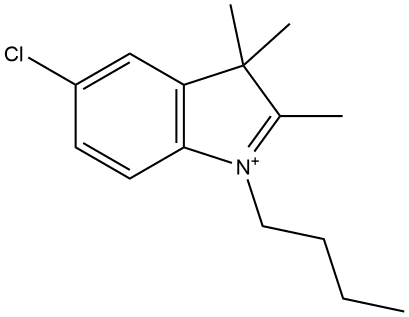 1-Butyl-5-chloro-2,3,3-trimethyl-3H-indolium Structure