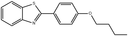 Benzothiazole, 2-(4-butoxyphenyl)- Structure