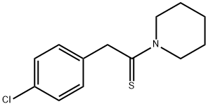Ethanethione, 2-(4-chlorophenyl)-1-(1-piperidinyl)- 구조식 이미지