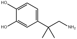 1,2-Benzenediol, 4-(2-amino-1,1-dimethylethyl)- Structure