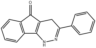5H-Indeno[1,2-c]pyridazin-5-one, 1,4-dihydro-3-phenyl- 구조식 이미지