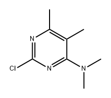 4-Pyrimidinamine, 2-chloro-N,N,5,6-tetramethyl- Structure
