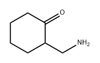 Cyclohexanone, 2-(aminomethyl)- Structure