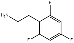 Benzeneethanamine, 2,4,6-trifluoro- 구조식 이미지