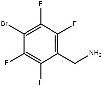 Benzenemethanamine, 4-bromo-2,3,5,6-tetrafluoro- 구조식 이미지