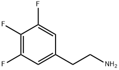 Benzeneethanamine, 3,4,5-trifluoro- 구조식 이미지