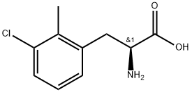 (2S)-2-amino-3-(3-chloro-2-methylphenyl)propanoic acid Structure