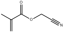 2-Propenoic acid, 2-methyl-, cyanomethyl ester 구조식 이미지