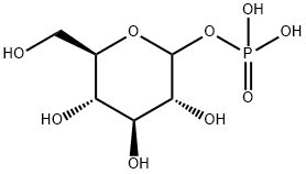 Phosphoric acid hydrogen D-glucopyranosyl ester 구조식 이미지