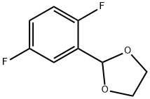 1,3-Dioxolane, 2-(2,5-difluorophenyl)- Structure