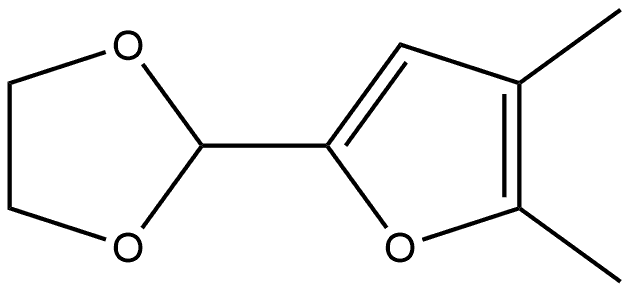 2-(4,5-Dimethyl-2-furanyl)-1,3-dioxolane Structure