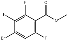 Methyl 4-bromo-2,3,6-
trifluorobenzoate Structure