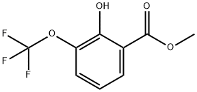 Benzoic acid, 2-hydroxy-3-(trifluoromethoxy)-, methyl ester Structure