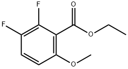 Benzoic acid, 2,3-difluoro-6-methoxy-, ethyl ester Structure