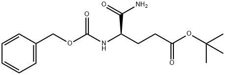 Pentanoic acid, 5-amino-5-oxo-4-[[(phenylmethoxy)carbonyl]amino]-, 1,1-dimethylethyl ester, (4R)- 구조식 이미지