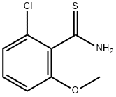 Benzenecarbothioamide, 2-chloro-6-methoxy- Structure