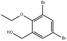 Benzenemethanol, 3,5-dibromo-2-ethoxy- 구조식 이미지