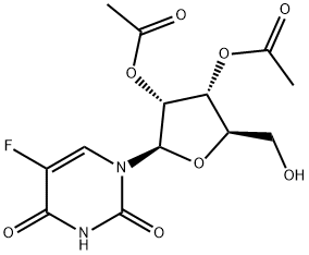 Uridine, 5-fluoro-, 2',3'-diacetate 구조식 이미지