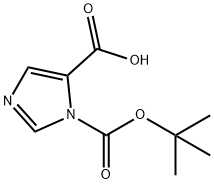 1H-Imidazole-1,5-dicarboxylic acid, 1-(1,1-dimethylethyl) ester 구조식 이미지