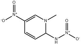 2-?Pyridinamine, 1,?2-?dihydro-?1-?methyl-?N,?5-?dinitro- 구조식 이미지