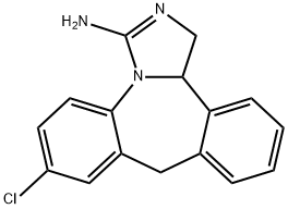 1H-Dibenz[c,f]imidazo[1,5-a]azepin-3-amine, 7-chloro-9,13b-dihydro- Structure