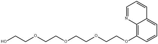 2-(2-(2-(2-(Quinolin-8-yloxy)ethoxy)ethoxy)ethoxy)ethanol 구조식 이미지