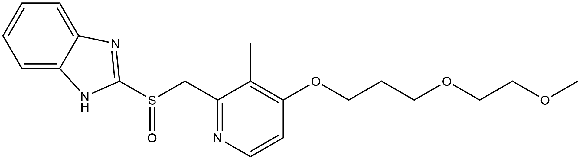 Anaprazole Impurity 20 Structure