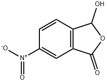 1(3H)-Isobenzofuranone, 3-hydroxy-6-nitro- 구조식 이미지