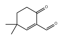 1-Cyclohexene-1-carboxaldehyde, 3,3-dimethyl-6-oxo- Structure