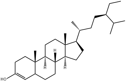 Stigmast-3-en-3-ol (9CI) Structure