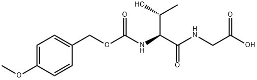 Glycine, N-[N-[[(4-methoxyphenyl)methoxy]carbonyl]-L-threonyl]- (9CI) 구조식 이미지