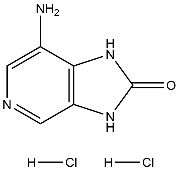 7-amino-2,3-dihydro-1H-imidazo[4,5-c]pyridin-2-one hydrochloride Structure